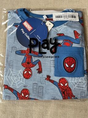 Little Sleepies Spiderman pocket T; NWT
SIZE 2T